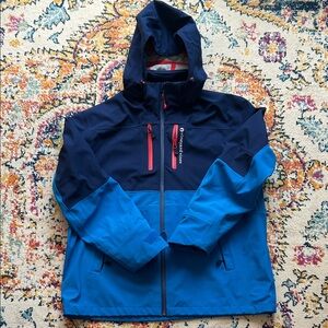 Vineyard Vines Two-Tone Blue Rain Jacket
